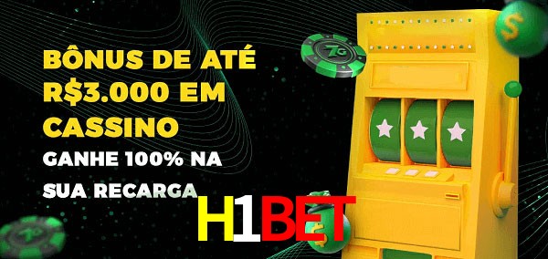 H1Bet melhor bônus de depósito