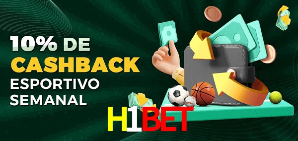 10% de bônus de cashback na H1Bet